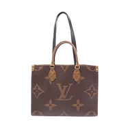 【二手】路易威登LOUIS VUITTON Tote Bag OnTheGo MM Monogram Giant Reverse M45321 PVC塗層帆布皮革 OnTheGo MM 女士