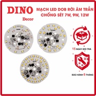 DOB led ceiling light circuit PCB ceiling light 7W, 9W, 12w ceiling light circuit with white, yellow