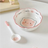 Lovely Pink Pig small ceramic bowl for cute people cute bowl ceramic bowl