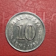 koin asing 10 sen Malaysia 1988 TP 3386