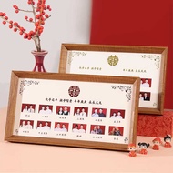 Wedding Anniversary Photo Frame Wedding 10th Anniversary Record Golden Wedding Multi-Grid Table Phot