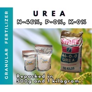 Urea Swire, 46-0-0 Granular Fertilizer Repacked in 500g and 1kg.