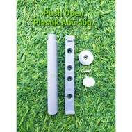 Gray Plastic Push Open