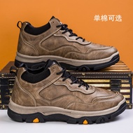 Camel Shoes Men's Fashion All-Match Leather Shoes Men's Comfortable Casual Shoes Trendy Lightweight 