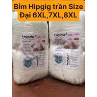 50 PIECES OF HIPGIG DIAPERS IN ALL SIZES M L XL 2XL 3XL 6XL 7XL 8XL COMMITTED TO QUALITY OF SERIES D