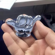 Universal Rear Wiper Knob Cap Hangloose Glanz Hat Chrome Hitman