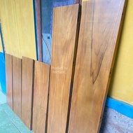 Wall shelf, shelf board, wall shelf, solid teak wood shelf