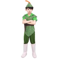 Christmas Children Flying Man Movie Peter Pan Green Elf Children Men Women Costumes Campus