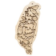 【益智健腦】台灣造型拼圖 | 台灣動物 木製拼圖