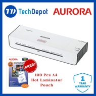 Aurora LM411HW A4 Laminator (Free 100PCS A4 Laminator Pouch)
