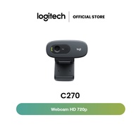 Logitech C270 HD 720p Webcam Automatic Lighting Correction Showing Colorful Images (Webcam Computer 