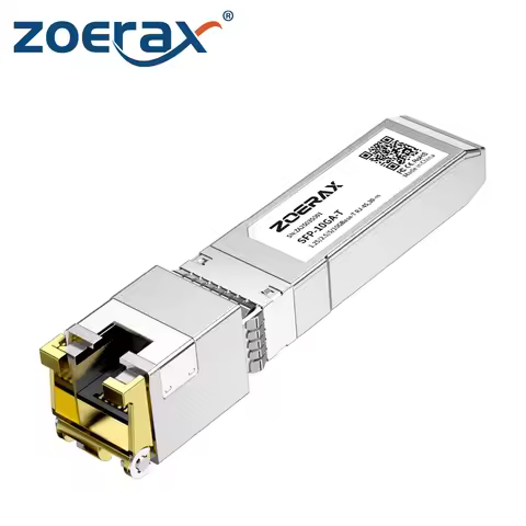 ZOERAX 10G SFP to RJ45 CAT.6a CAT7 Transceiver Module For Intel Cisco DELL Netgear intel TP-Link Aut