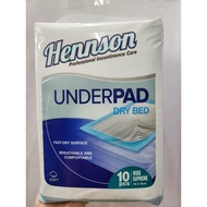 HENNSON DRYBED UNDERPAD 75CM*75CM 10'S