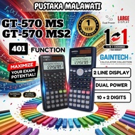 PMBOOK Gaintech Scientific Calculator GT-570MS/GT-570MS2/GT-570EX-S / Scientific Calculator Genuine 
