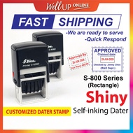 Shiny - Date Printer S-800D series Dater Stamp (Chop) Rubber Stamp S826D/S828D