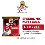 Kapal api coffee 23g special Mix COFFEE + SUGAR (price per 1 pack of 10 pcs)