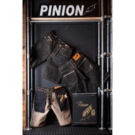 Piniondenim 18oz short pant Jeans Brown Fabric Back Red Edge Japan SELVEDGE