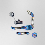 Original kawasaki zx25r/rr full system exhaust