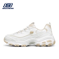 Skechers สเก็ตเชอร์ส รองเท้าผู้หญิง Women Online Exclusive D'Lites 66666214-WNT Khaki AND WHITE WHIT
