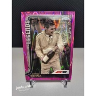 Ayrton Senna | Topps Chrome Formula 1 | Legend Card - Pink RayWave Parallel | Numbered /250