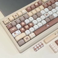 Rilakkuma Korilakkuma keycap MOA Profile 120 Keys PBT Five-sided Dye Sublimation Aula F75 F99 RK100 