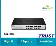 Bộ chia mạng D-Link Switch 16 cổng RJ45 10/100/1000Mbps - DGS-1016C - Hàng Chính Hãng
