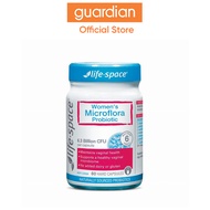 Life-Space Women's Microflora Probiotic, 6.3 billion CFU per cap, 60 capsules.