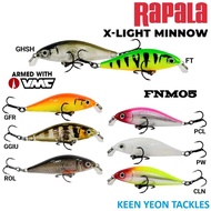 RAPALA X-LIGHT MINNOW SERIES LURE (FNM05)