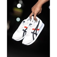 PRIA Asics TIGER RUNNER WHITE BLACK RED Shoes For Men