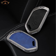 5 6 7 8 Buttons Metal Leather Car Key Cover Case Fob For 2024 Kia Carnival EV9 Picanto GT Line Car A