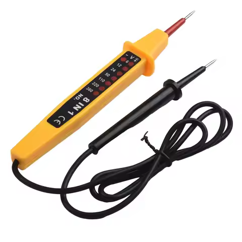 1PC Tester Voltage AC DC 6-500V Auto Electrical Pen Circuit Detector Tester Home Wiring Inspection E
