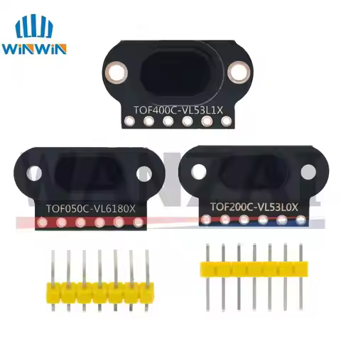 VL6180/VL53L0X/VL53L1X Time of Flight (ToF) Laser Ranging Sensor Module TOF050C TOF200C TOF400C 50CM