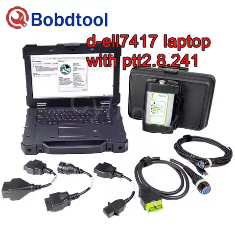 VOCOM 88890300 Interface with Laptop 7414 PTT 2.8.241 Heavy Truck Diagnostic Tool Scanner Tech Tool 