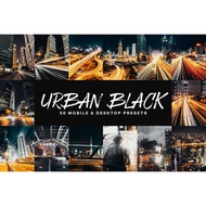 [FAST DELIVERY] 50 Urban Black Lightroom Presets and LUTs - Adobe Lightroom Mobile and Desktop/PC