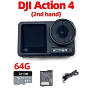 DJI OSMO แอ็กชัน4กล้องแอคชั่นแคมเมรา4K เสถียรภาพ DJI Action 4กล้องกีฬาสำหรับ Vlogging รถจักรยานยนต์ด