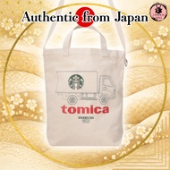 Starbucks STAND by BEAMS Tomica Truck Print Tote Bag【Direct from Japan】