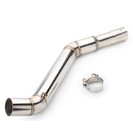 Motorycle Exhaust Pipe  Link Connect Tube Slip on Exhaust Muffler Pipe for CFmoto NK400 650NK NK 40