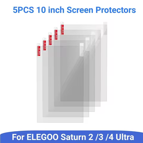 5PCS Screen Protector for ELEGOO Saturn 3 Ultra 8K 12K Saturn 4 LCD Resin 3D Printer Anti Scratch Pr