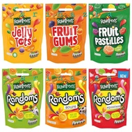 Rowntree's rowntrees Gummy Randoms Jelly Tots Fruit Gums Pastilles Vegan Pouch Sour masam manis swee