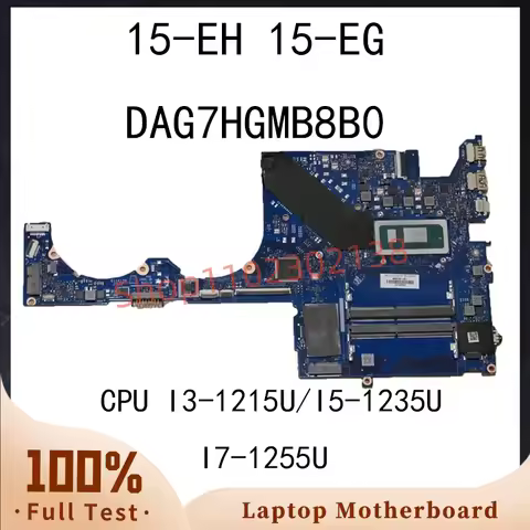 DAG7HGMB8B0 For HP Pavilion 15-EH 15-EG laptop motherboard with I3-1215U/I5-1235U/I7-1255U CPU UMA 1