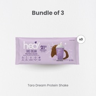 Heal Taro Dream Whey Protein Shake Dairy Based Powder (39g x 3 sachets)