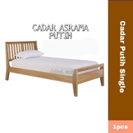 CADAR ASRAMA PUTIH (SINGLE FITTED) | SARUNG TILAM BUJANG