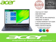 ACER SWIFT 3X SF314-510G-502Q 14" IPS LAPTOP I5-1135G7 8GD4 512SSD WIN10H BLUE (WITH OFFICE OPI)