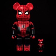 BE@RBRICK SPIDER-MAN UPGRADED SUIT 100% & 400% MARVEL BEARBRICK 蜘蛛俠 不戰無歸 NO WAY HOME