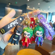 DC hero Batman doll keychain Gotham City Joker backpack keychain Car Keychain Batman souvenir gift