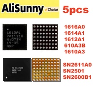 JDT 5pcs U2 USB Charging IC 1612A1 1614A1 1616A0 610A3B Chip for 13 Pro 8 Plus 12 11 XS Max SN2611A0