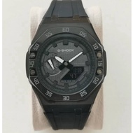 GA2100 Full Black Mod Rubber Stainless Steel Bezel Watch Copy Ori 1.1