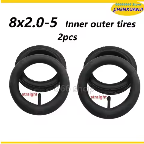 8X2.0-5 Inner Tube Outer Tyre for Electric Scooter Baby Trolley 8 Inch Pneumatic Tire 8x2.0-5 Tires