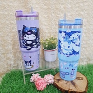 TERMOS Tumbler Thermos Jumbo 890ml Kuromi Stainless Thermos Tumblr Cinnamoroll 890ml