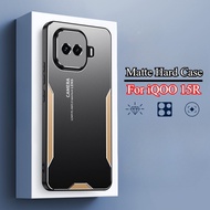 Matte Metal Hard Phone Case For iQOO15R iQOO 15R 15 Ultra 5G Camera Lens Protective Casing Shockproo